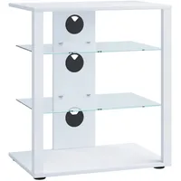 VCM Folas TV-Rack 60 x 70 x 41 cm Weiß Holzwerkstoff