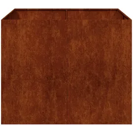 vidaXL Rostig 100 x 100 x 80 cm Braun