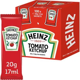 Heinz Tomato Ketchup CUBE Sachet fruchtig würzig 100 x 17ml 1700ml