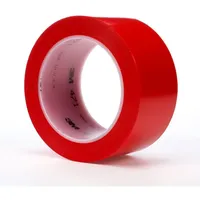 3M Weich-PVC-Klebeband 471 F, Rot, 25 mm x 33