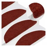vidaXL Stufenmatte 56 x 17 cm Rot
