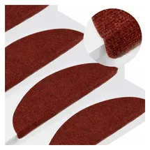 vidaXL Stufenmatte 56 x 17 cm Rot
