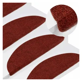 vidaXL Stufenmatte 56 x 17 cm Rot