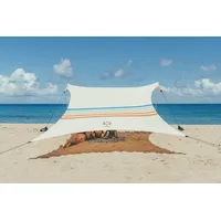 Neso Tents Grande Strandzelt, 2,1 m hoch, 2,7 x 2,7 m, verstärkte Ecken und Kühltasche (Regenbogen)