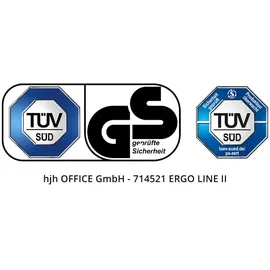HJH Office Ergo Line II Stoff Türkis