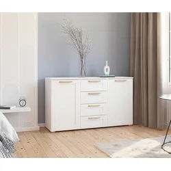 rauch Kommode »Aditio« - 140x42x81cm - braun - Holz / Holz