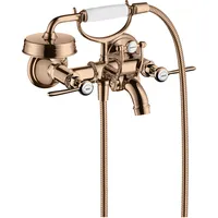 Hansgrohe Montreux 2-Griff Wannenarmatur Polished Red Gold
