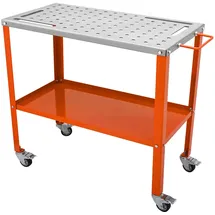 Vevor Mobiler Arbeitstisch Stahl 91,4x45,7cm schwarz