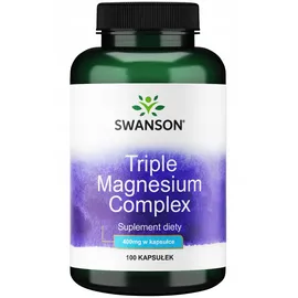 Swanson Health Products Triple Magnesium Complex 400 mg Kapseln 100 St.