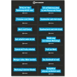 Contorion Stickerbogen, A4, 210 x 297 mm