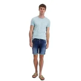 Timezone Herren Jeans Shorts SLIM SCOTTYTZ Slim Fit T2 50013.3226-03819 Blau W 29