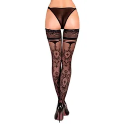 Fantasy Hold-Up - Stockings, schwarz, L/XL