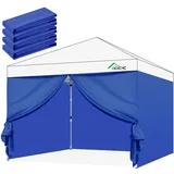 Pavillon Seitenteile 3x3m 4er Set Wasserdicht - Pavillon Seitenwände mit UV-Schutz 99% - Ersatzwände für Gartenpavillon & Partyzelt, (Nur Seitenwände)