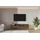 altdecor Zeno Lowboard 200 cm Schwarz/Eiche Wotan Holzwerkstoff