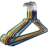 RSR Hangers 50 Metallkleiderbügel Drahtbügel Kleiderbügel Hosenbügel Blusenbügel Hemdenbüge Blau