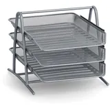 Zeller Dokumentenablage Mesh 35,5 x 29,5 cm Metall Silber