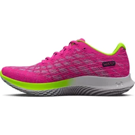 Under Armour Flow Velociti Wind 2 Neutralschuh Damen-Pink,Grün, Größe 38,5