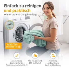 Medisana HB 417 Kuschelheizdecke 180 x 130 cm Salbeigrün