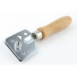 Stammartikel Glasschaber Glashobel m. Holzgriff und eingelegter Klinge