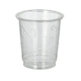 Papstar 40 Gläser für Schnaps, PS glasklar PLA "pure"