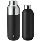 Stelton Keep Warm Isolierflasche schwarz