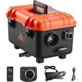 Diesel Standheizung Lufterhitzer 8 kW DC 12V/24V Tragbar - All in One Kit mit Fernbedienung und LCD-Bildschirm - Geringe Geräuschentwicklung - 4L ...