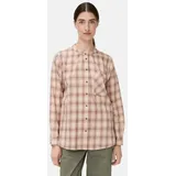 CAMEL ACTIVE Hemdbluse kariert lila/rosa S