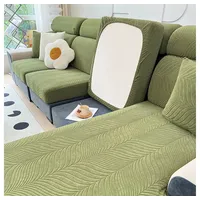 Kaket Sofaschoner Universelle Weichem Sofabezug 1/2/3/4 Sitzer L Form Sofa, Couch überzug Ecksofa grün