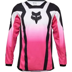 FOX 180 Lean Meisjes Motorcross Jersey, zwart-pink, XL