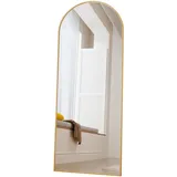 Joyfair Standspiegel, Gold, Metall, 60x165x5 cm, Spiegel, Standspiegel