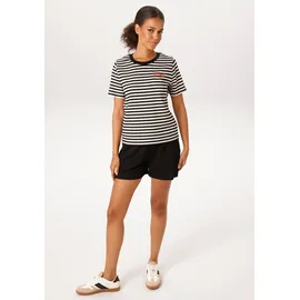 Aniston CASUAL T-Shirt Schwarz/Orange/Gelb 40