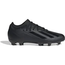 ADIDAS Kinder Fussball-Rasenschuhe X Crazyfast.3, CBLACK/CBLACK/CBLACK, 32