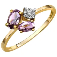 Fascination by Ellen K. Fascination by Ellen K., 375 mit echtem Amethyst + Zirkonia