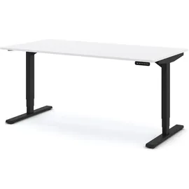 Assmann Electronic Schreibtisch Y-Line Schwarz / Weiß