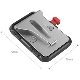 SmallRig Mini V Mount Batterieplatte mit Gürtelklemme 2990