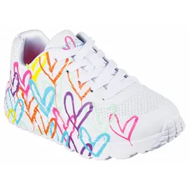SKECHERS Uno Lite Spread The Love White / Multicolor 29