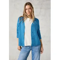 Cecil Cardigan mit Knopfleiste blau