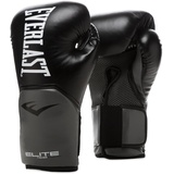 Everlast Unisex – Erwachsene Boxhandschuhe Pro Style Elite Glove Handschuhe Schwarz / Grau 8oz