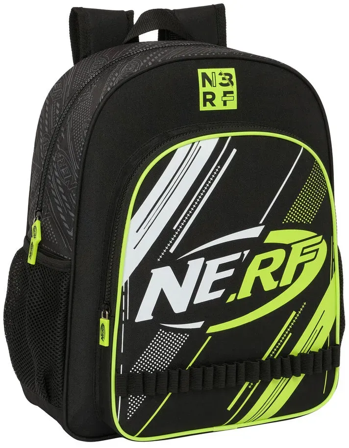 Schulrucksack Nerf Get ready Schwarz 32 X 38 X 12 cm