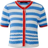 Oui Strickjacke Blau 38