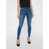 Vero Moda Tanya Normal Waist Skinny Jeans Medium Blue Denim XL 30