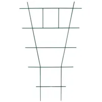 Buri Rankhilfe für Topfpflanzen Leiterförmig 38x24cm Blumenspalier Rankgitter Stütze