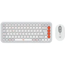 Logitech POP Icon Combo, & Orange, Logi Bolt, USB/Bluetooth, FR (920-013110)