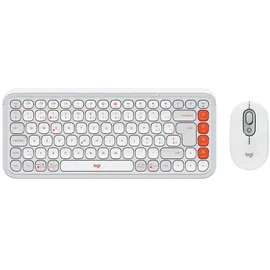Logitech POP Icon Combo, & Orange, Logi Bolt, USB/Bluetooth, FR (920-013110)