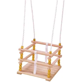 IDENA Schaukel Gitterschaukel Holz beige