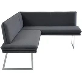 K+W Komfort & Wohnen Eckbank 86x60 cm Flachgewebe Q2 2250 langer Schenkel rechts oder links
