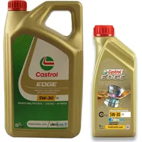 6L Castrol EDGE 5W-30 C3 Motoröl passend für VW 505.00 505.01 MN 229.31 229.51 GM Dexos2