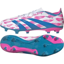 adidas Predator League FG Herren Ftwr White/Solar Blue/Solar Pink 44 2/3