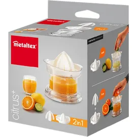 Metaltex Citrus+ Zitruspresse transparent