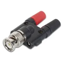 VELLEMAN - BNC-STECKER AUF 2x 4mm Bananenkupplung